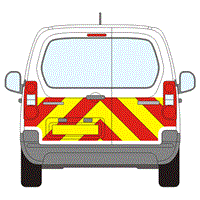 Citroen Berlingo Half Chevron Kit (2008 - 2023) Flooded Nikkalite Prismatic Grade